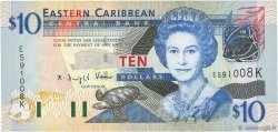 10 Dollars EAST CARIBBEAN STATES  2003 P.43k