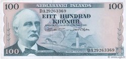 100 Kronur ISLANDE  1961 P.44a TTB