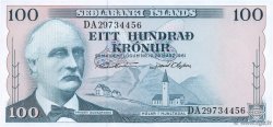100 Kronur ISLANDE  1961 P.44a pr.NEUF