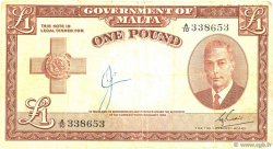 1 Pound MALTE  1951 P.22 TB