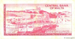 10 Shillings MALTE  1968 P.28a pr.TTB