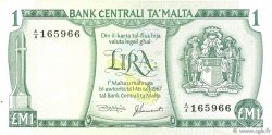 1 Lira MALTE  1973 P.31d TTB