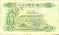 25 Rupees ÎLE MAURICE  1967 P.32b pr.TB