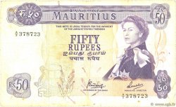 50 Rupees ÎLE MAURICE  1967 P.33c TB