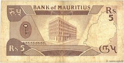 5 Rupees ÎLE MAURICE  1985 P.34 TB