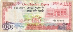 100 Rupees ÎLE MAURICE  1986 P.38 TB+
