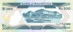 200 Rupees ÎLE MAURICE  1986 P.39a NEUF