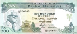 200 Rupees ÎLE MAURICE  1985 P.39b NEUF