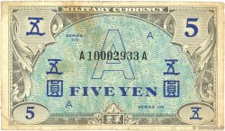 5 Yen JAPON  1945 P.068 TB