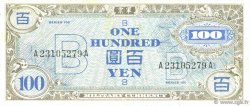 100 Yen JAPON  1945 P.075 pr.TB