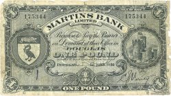 1 Pound ISLE OF MAN  1950 P.19b G