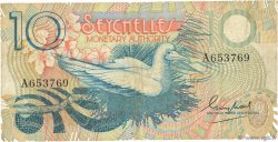 10 Rupees SEYCHELLES  1979 P.23a TB