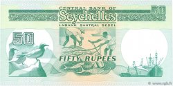 50 Rupees Petit numéro SEYCHELLES  1989 P.34 pr.NEUF