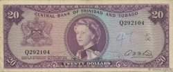 20 Dollars TRINIDAD et TOBAGO  1964 P.29b B+