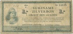 1 Gulden SURINAM  1940 P.105a B