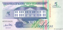 5 Gulden SURINAM  1995 P.136b NEUF