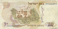 10 Lirot ISRAËL  1968 P.35c TB