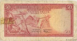 50 Francs CONGO BELGE  1959 P.32 pr.TB