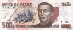 500 Pesos MEXIQUE  2000 P.115 pr.SUP