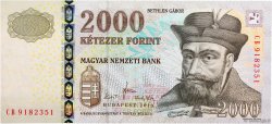 2000 Forint HONGRIE  2010 P.198c NEUF