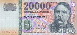 20000 Forint HONGRIE  2007 P.193d SUP