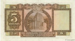 5 Dollars HONG KONG  1959 P.181a SUP