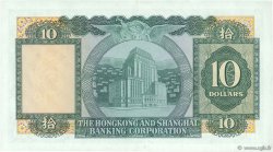 10 Dollars HONG KONG  1972 P.182g SUP