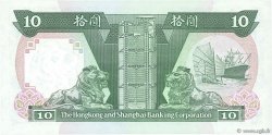 10 Dollars HONG KONG  1988 P.191b NEUF