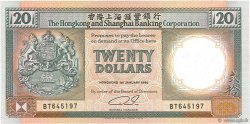 20 Dollars HONG KONG  1990 P.197a NEUF