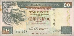 20 Dollars HONG KONG  1996 P.201b pr.TTB