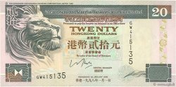 20 Dollars HONG KONG  1998 P.201d TTB+
