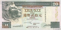 20 Dollars HONG KONG  2001 P.201d SUP