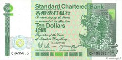 10 Dollars HONG KONG  1988 P.278b NEUF