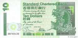 10 Dollars HONG KONG  1995 P.284b NEUF