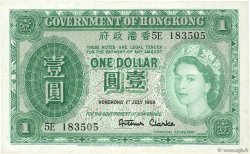 1 Dollar HONG KONG  1958 P.324Ab SUP+