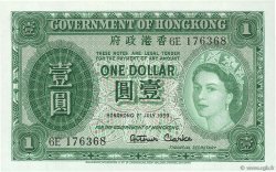 1 Dollar HONG KONG  1959 P.324Ab pr.NEUF