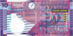 10 Dollars HONG KONG  2002 P.400a pr.SUP