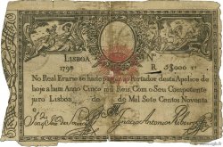 5000 Reis PORTUGAL  1826 P.024 B