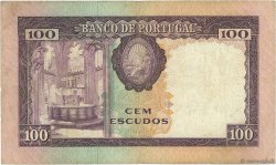 100 Escudos PORTUGAL  1961 P.165 BC+