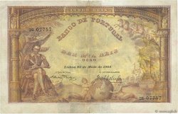 10000 Reis PORTUGAL  1908 P.081 TB