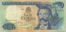 100 Escudos PORTUGAL  1978 P.169b B+