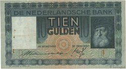 10 Gulden PAYS-BAS  1933 P.049 TTB