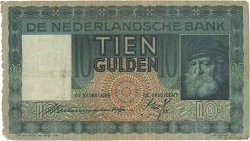 10 Gulden NETHERLANDS  1935 P.049 G