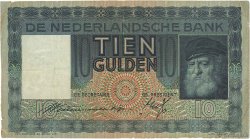 10 Gulden PAíSES BAJOS  1937 P.049
