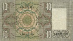 10 Gulden NETHERLANDS  1939 P.049 VF-
