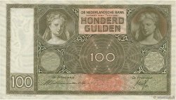 100 Gulden NETHERLANDS  1937 P.051a VF