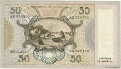 50 Gulden NETHERLANDS  1941 P.058 VF+