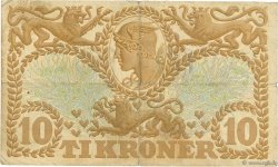 10 Kroner DANEMARK  1939 P.031g TB