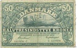 50 Kronen DÄNEMARK  1939 P.032b