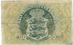 50 Kronen DINAMARCA  1939 P.032b RC+ a BC